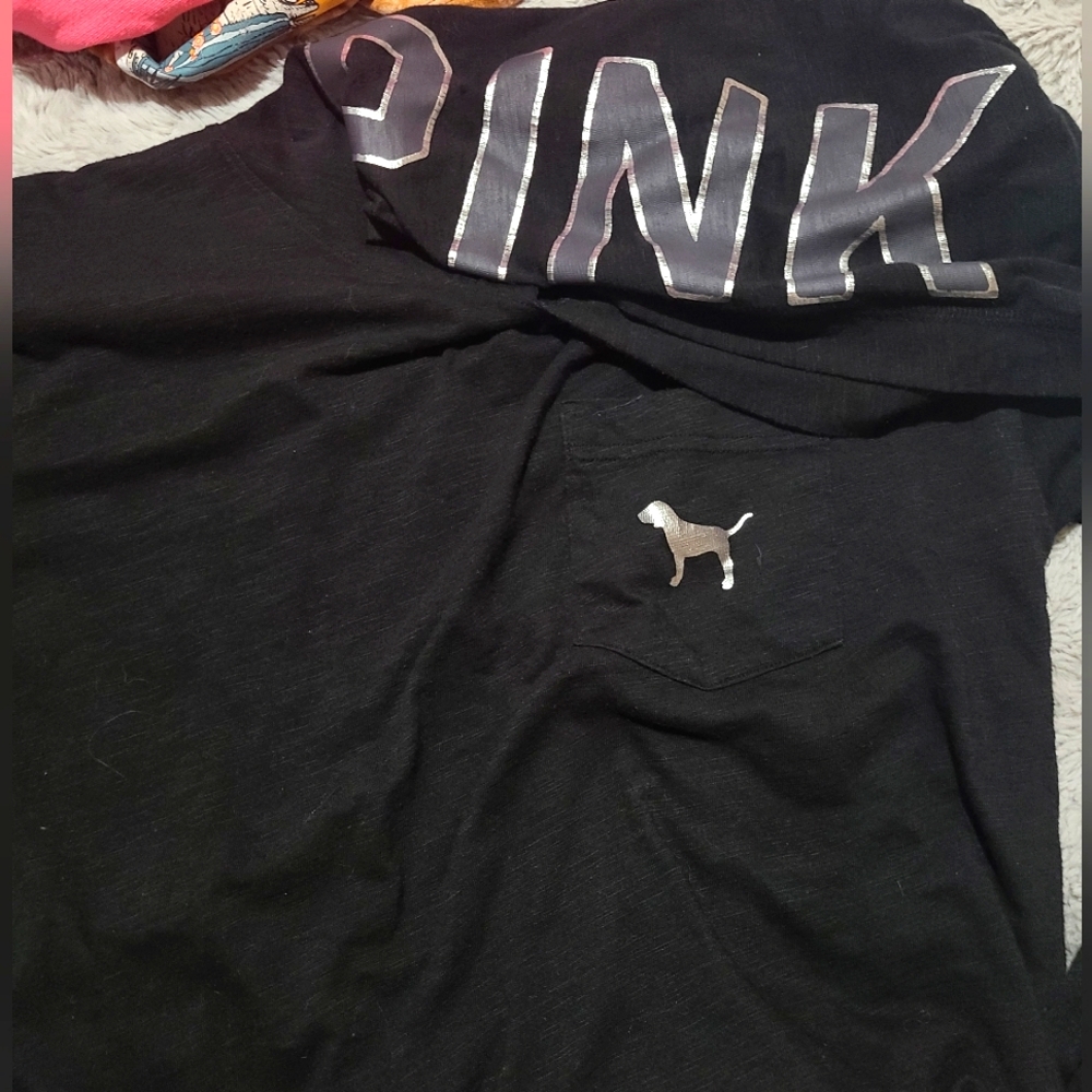 PINK hooded shirt